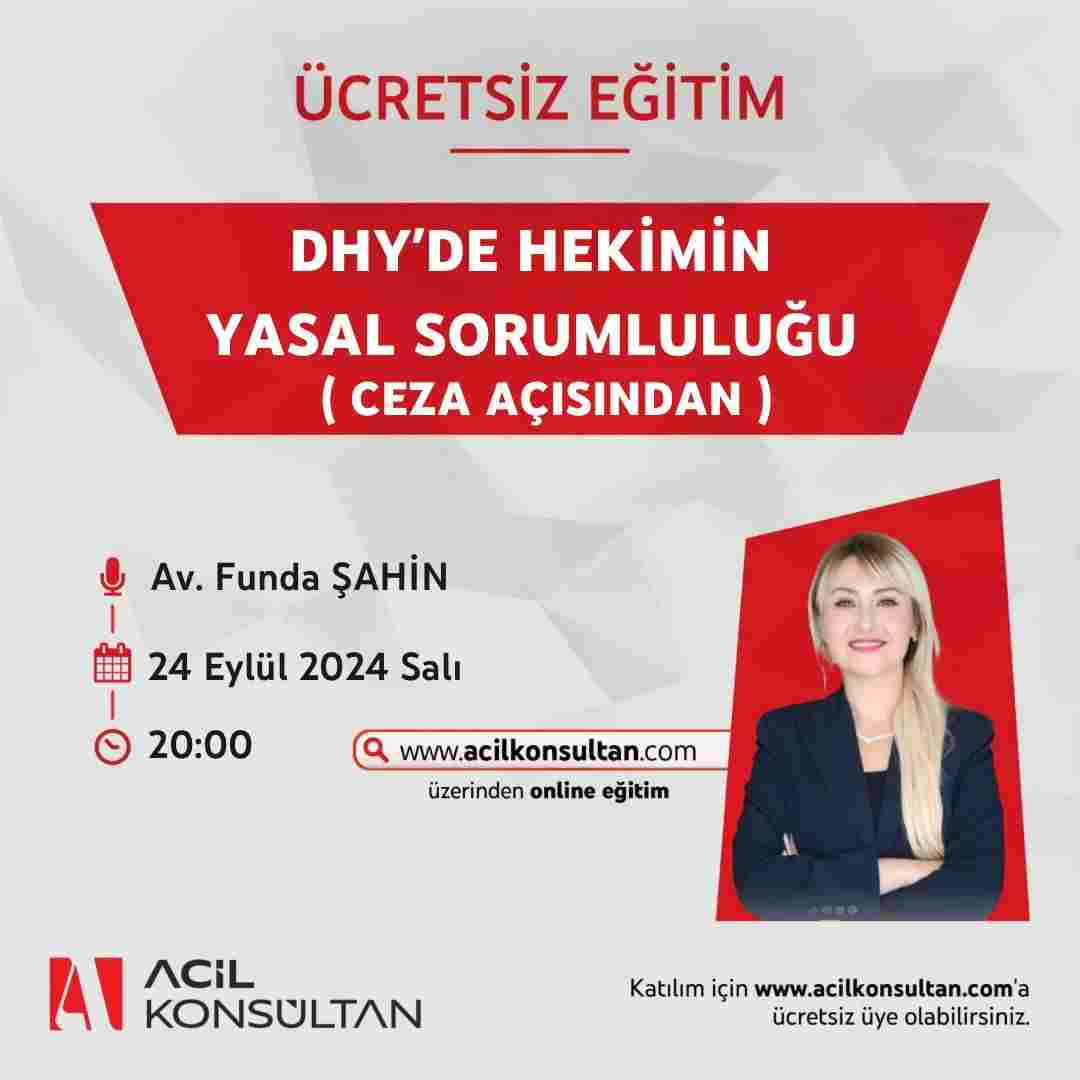 Acil Konsültan - Sağlık hukuku ve tıp eğitiminde güvenilir danışmanlık ve eğitim hizmetleri sunan uzman ekip.