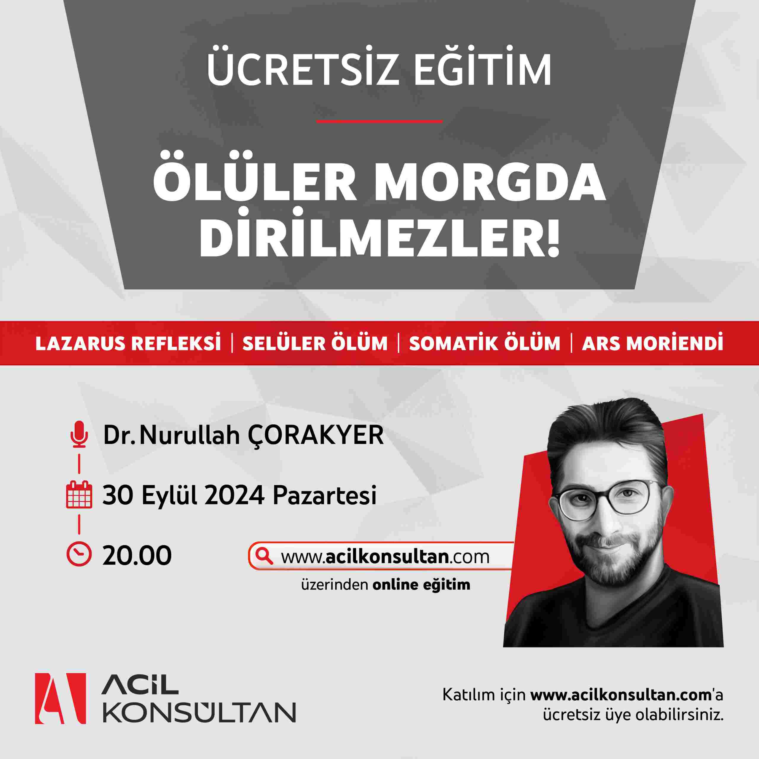 Acil Konsültan - Sağlık hukuku ve tıp eğitiminde güvenilir danışmanlık ve eğitim hizmetleri sunan uzman ekip.